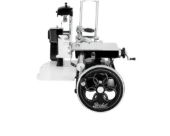 Affettatrice a volano b3 fiorato acciaio colore nero con decoro argento Berkel