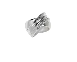 Anello absolute argento quattro fedi incrociate Selezione zanolli