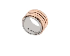 Anello circle argento rosè Maria cristina sterling
