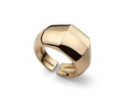 Anello dinamica in bronzo dorato Unoaerre