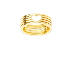 Anello lovelight argento dorato con cubic zirconia bianchi Nomination