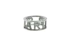 Anello my name is argento con zirconi Selezione zanolli