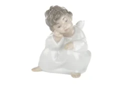 Angioletto che medita porcellana Lladro'