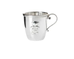 Bicchiere bimbo argento con decorazione orsetto Selezione zanolli