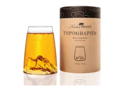Bicchiere long drink topographic tofane Alaskan maker