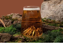 Bicchiere long drink topographic monte rosa Alaskan maker