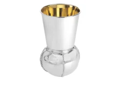 Bicchiere tappo argento interno dorato Selezione zanolli