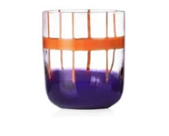 Bicchiere tumbler gesti arancio lilla Ichendorf