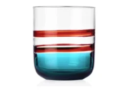 Bicchiere tumbler gesti bordeaux turchese Ichendorf