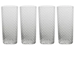 Bicchiere tumbler high ball veneziano mixology 4 pezzi Zafferano