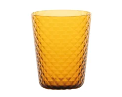 Bicchiere tumbler isolano ambra Zafferano