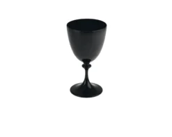 Bicchiere vino mori vetro di murano nero Nasonmoretti