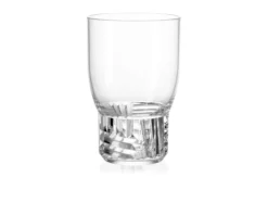 Bicchiere vino trama colore cristallo Kartell