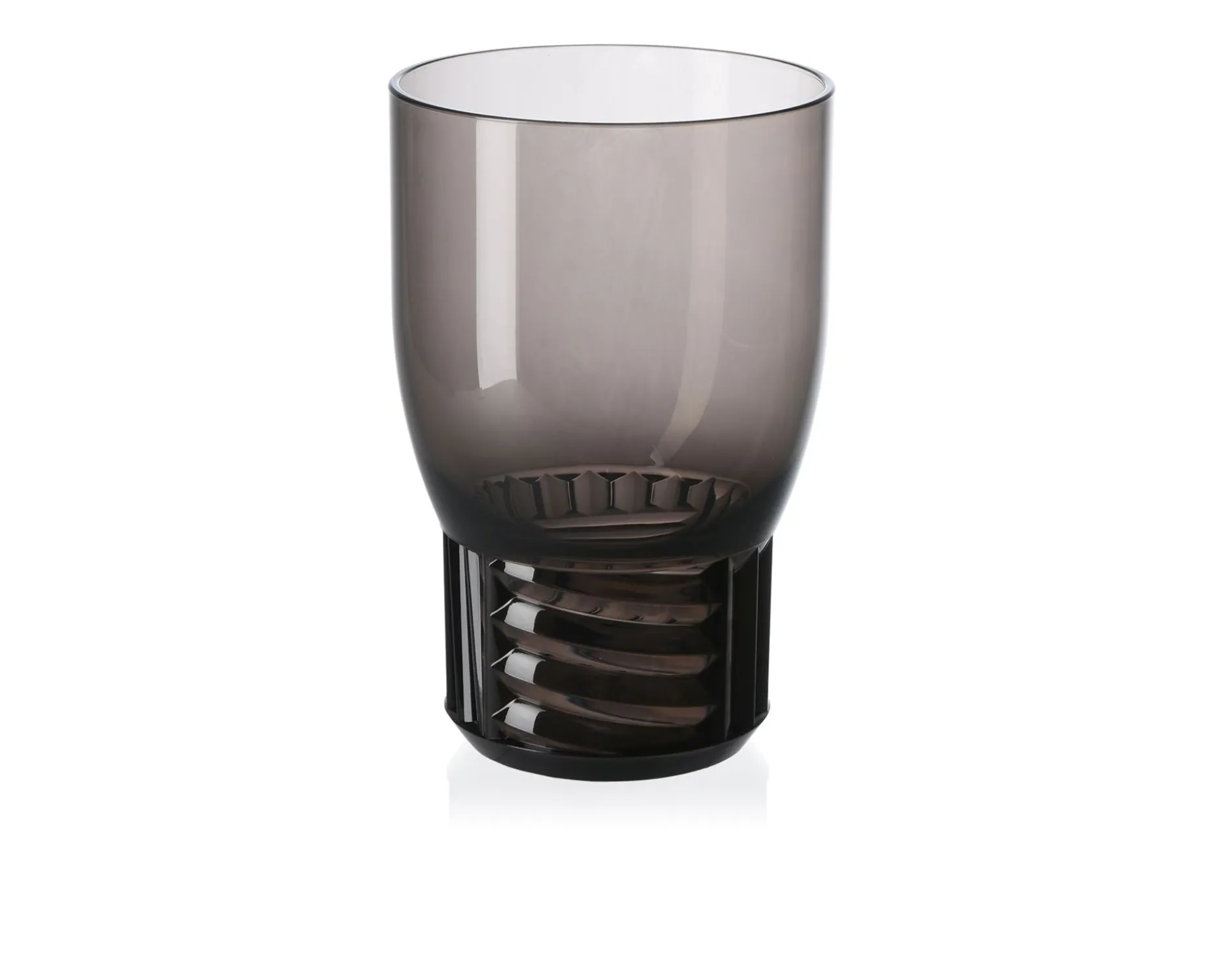 Bicchiere vino trama colore fumè Kartell