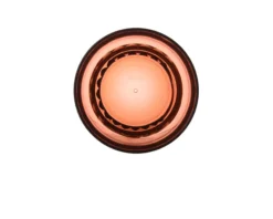 Bicchiere vino trama colore rosato Kartell