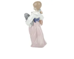 Bimba con cuccioli porcellana Lladro'