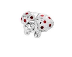 Bomboniera coccinella con pois rossi Selezione zanolli