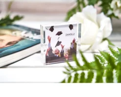 Bomboniera laurea portafoto con ciuffo portaconfetti Selezione zanolli