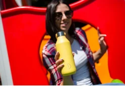 Bottiglia termica acciaio giallo polline Chilly's bottles