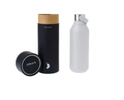 Bottiglia termica acciaio grigio granito Chilly's bottles