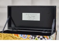 Box rectangular gold dipinto a mano Tom's drag