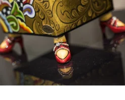 Box square gold dipinto a mano Tom's drag