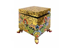 Box square gold dipinto a mano Tom's drag