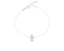 Bracciale argento bimbo con zirconi bianchi Selezione zanolli