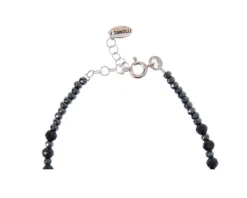 Bracciale argento brunito con ceramica Selezione zanolli