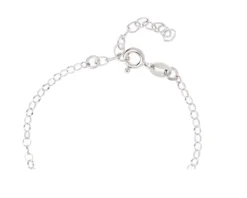 Bracciale argento con pesciolino e piastrina Selezione zanolli