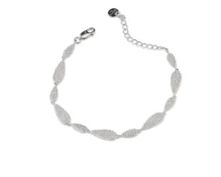 Bracciale argento con zirconi bianchi Sovrani