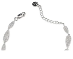 Bracciale argento con zirconi bianchi Sovrani