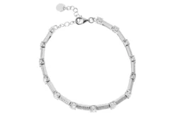 Bracciale argento con zirconi bianchi Sovrani