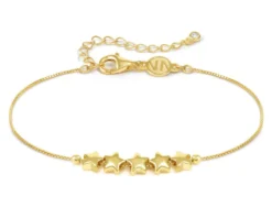 Bracciale armonica argento dorato stelle Nomination