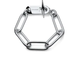 Bracciale classica in bronzo bianco Unoaerre