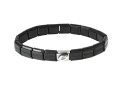 Bracciale composable acciaio rugby Nomination