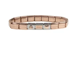 Bracciale composable acciaio mamma e bimbo Nomination