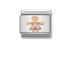 Bracciale composable acciaio mamma e bimba Nomination