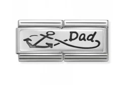 Bracciale composable acciaio papà Nomination