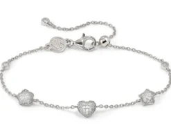 Bracciale life poetry argento 3 elementi con pavè di zirconi Nomination