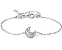 Bracciale life poetry argento luna con pavè di zirconi Nomination