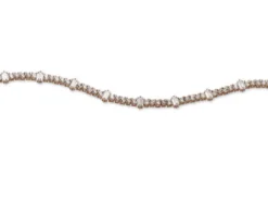 Bracciale luce argento rosè con cubic zirconia Sovrani