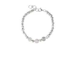 Bracciale my saint argento con tre charm Maria cristina sterling