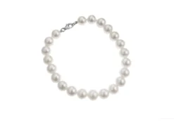 Bracciale oro 750‰ e perle bianche coltivate 24 mesi Selezione zanolli