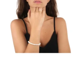 Bracciale oro 750‰ e perle bianche coltivate 24 mesi Selezione zanolli