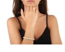 Bracciale oro 750‰ e perle bianche coltivate 24 mesi Selezione zanolli