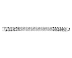 Bracciale ottone finitura oro con cubic zirconia Sovrani