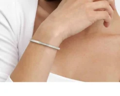 Bracciale pretty bangles acciaio con zirconi bianchi Nomination