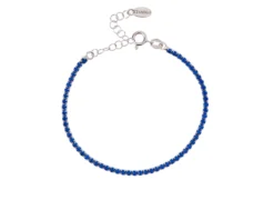 Bracciale tennis argento con zirconi blu Selezione zanolli