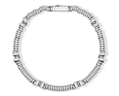 Bracciale uomo acciaio ad anelli con chiusura calamita Liu jo